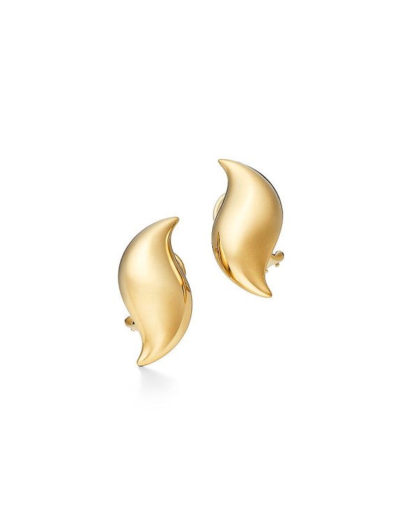 گوشواره طلای طرح پر